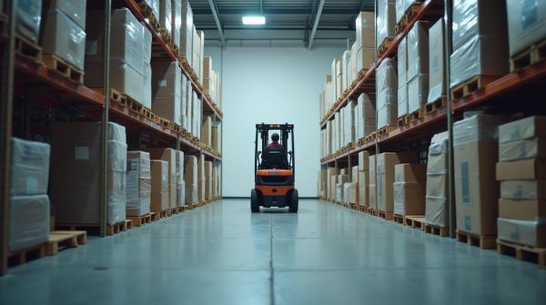 Optimisation de la manutention avec un chariot à niveau constant